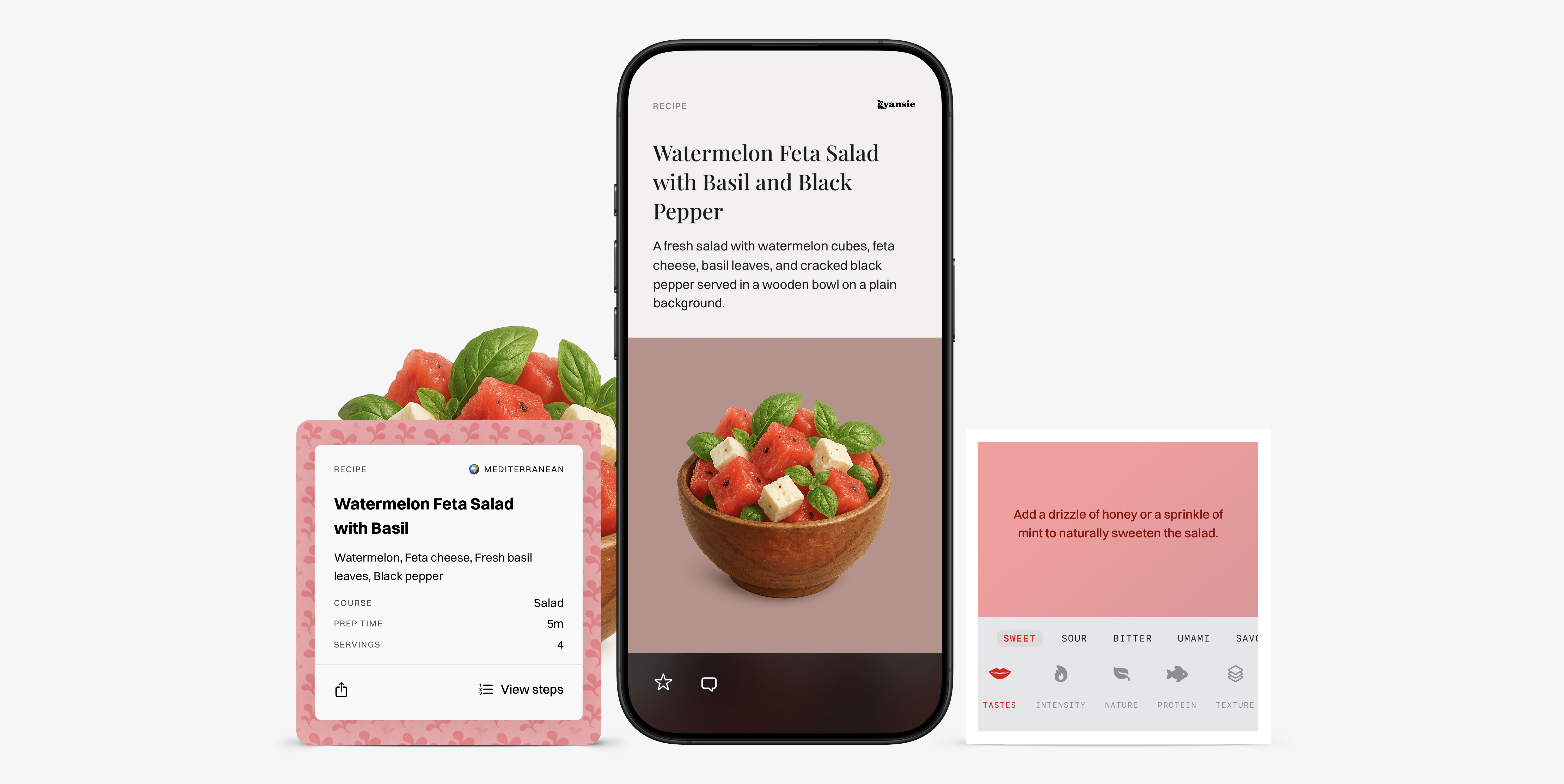 Gyansie turns your photos into tunable recipes