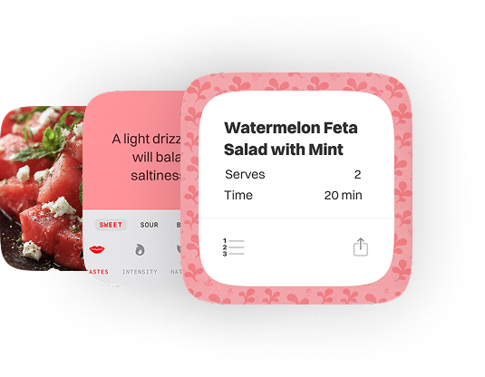 Recipe extraction from food photos